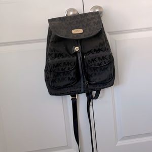 Black Michael Kors backpack